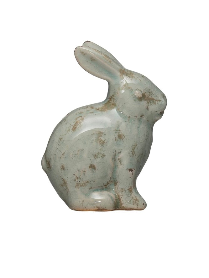 Aqua Terracotta Rabbit