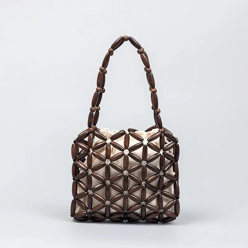 Woodsy Beaded Bag