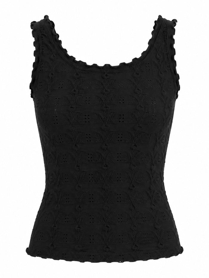 Floral Edge Tank