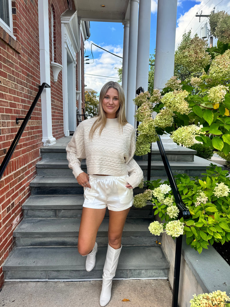 Charlotte Satin Shorts
