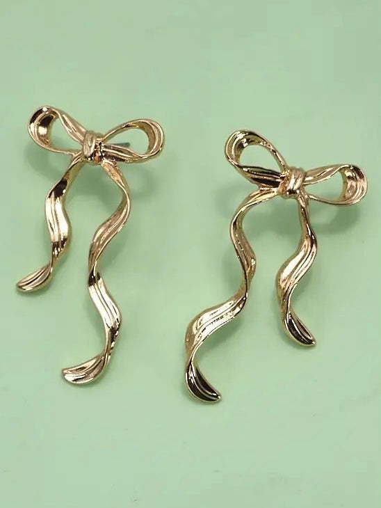 Twirly Bow Earrings