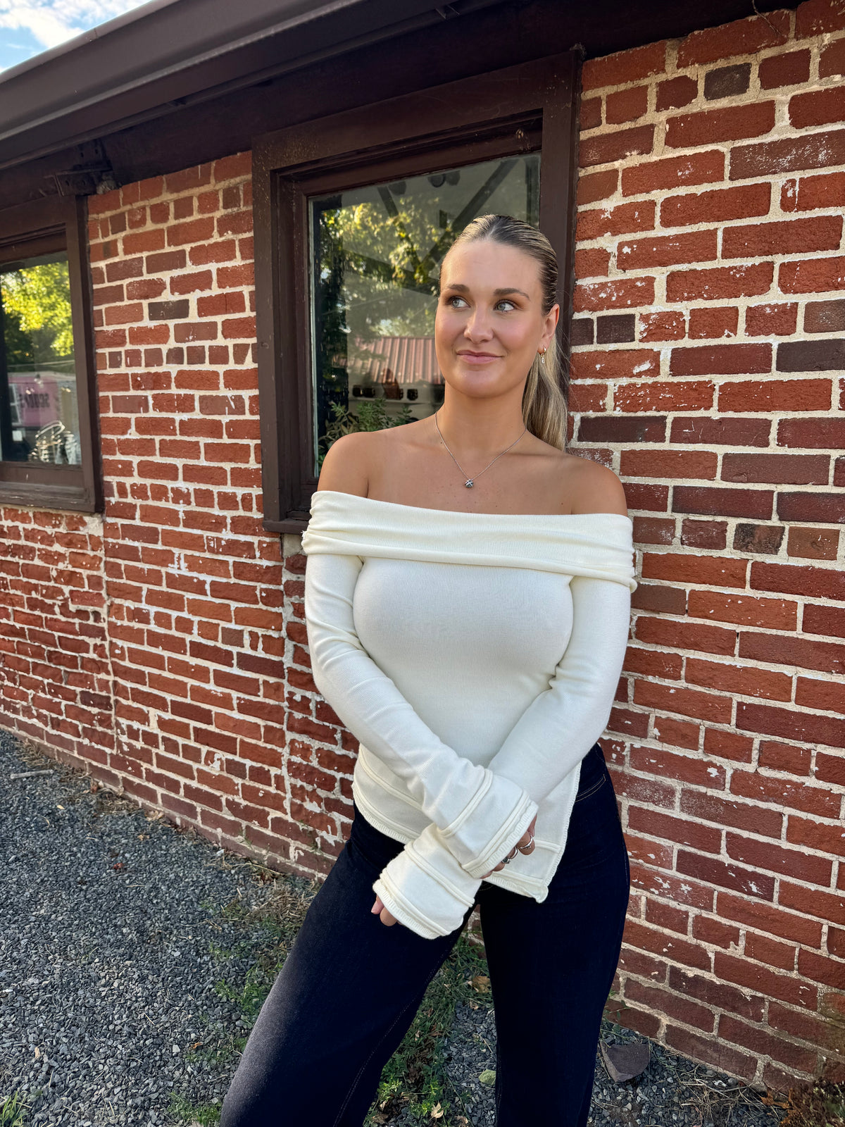 Margot Off the Shoulder Sweater