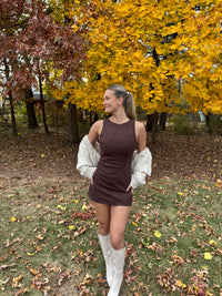 Cinnamon Spice Mini Dress