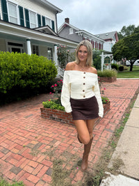Nesta Suede Skort