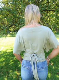 Poppy Tie Top