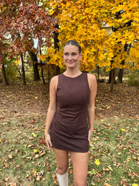 Cinnamon Spice Mini Dress