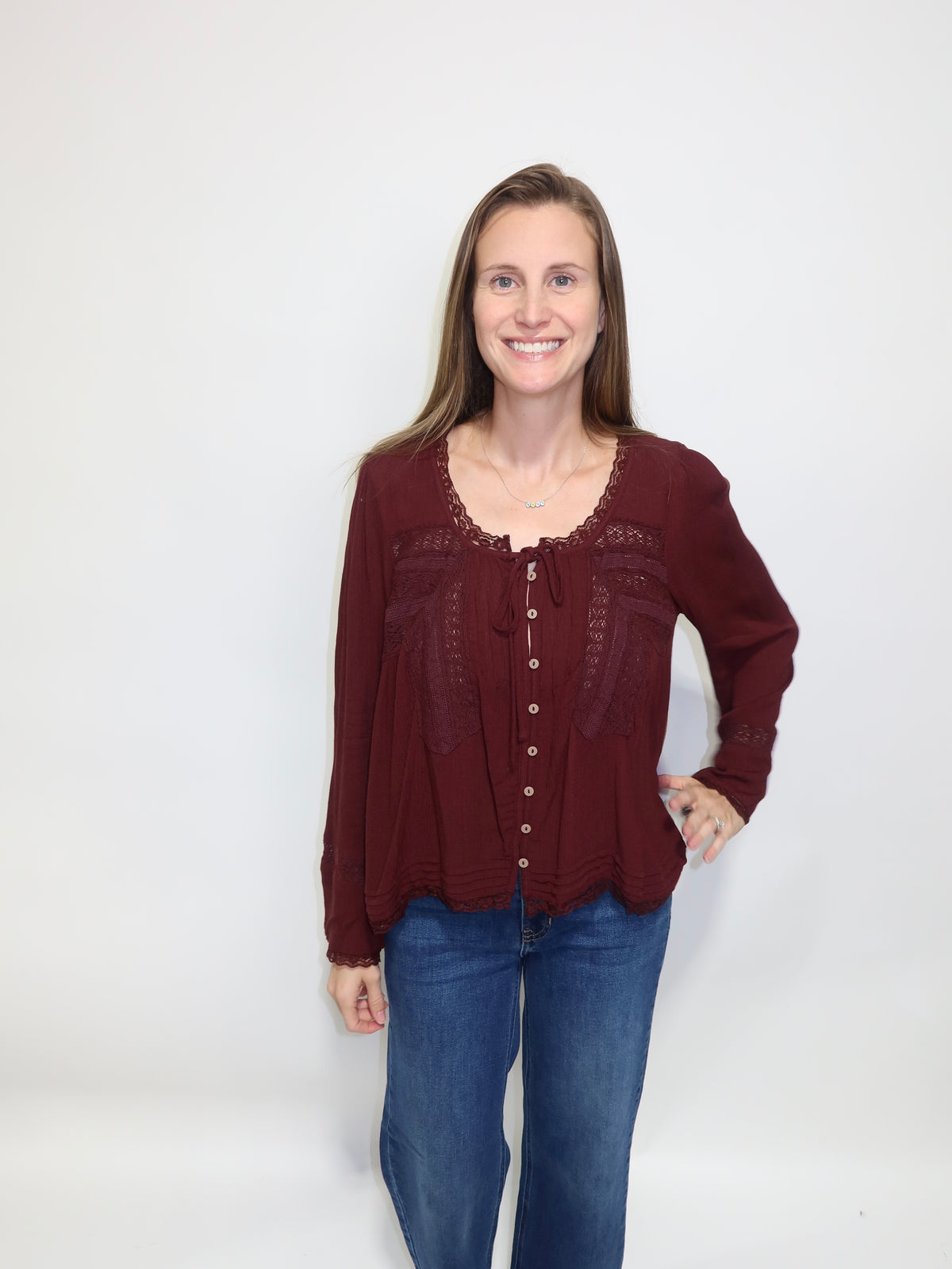 Cranberry Blouse