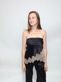 Mocha Lace Top