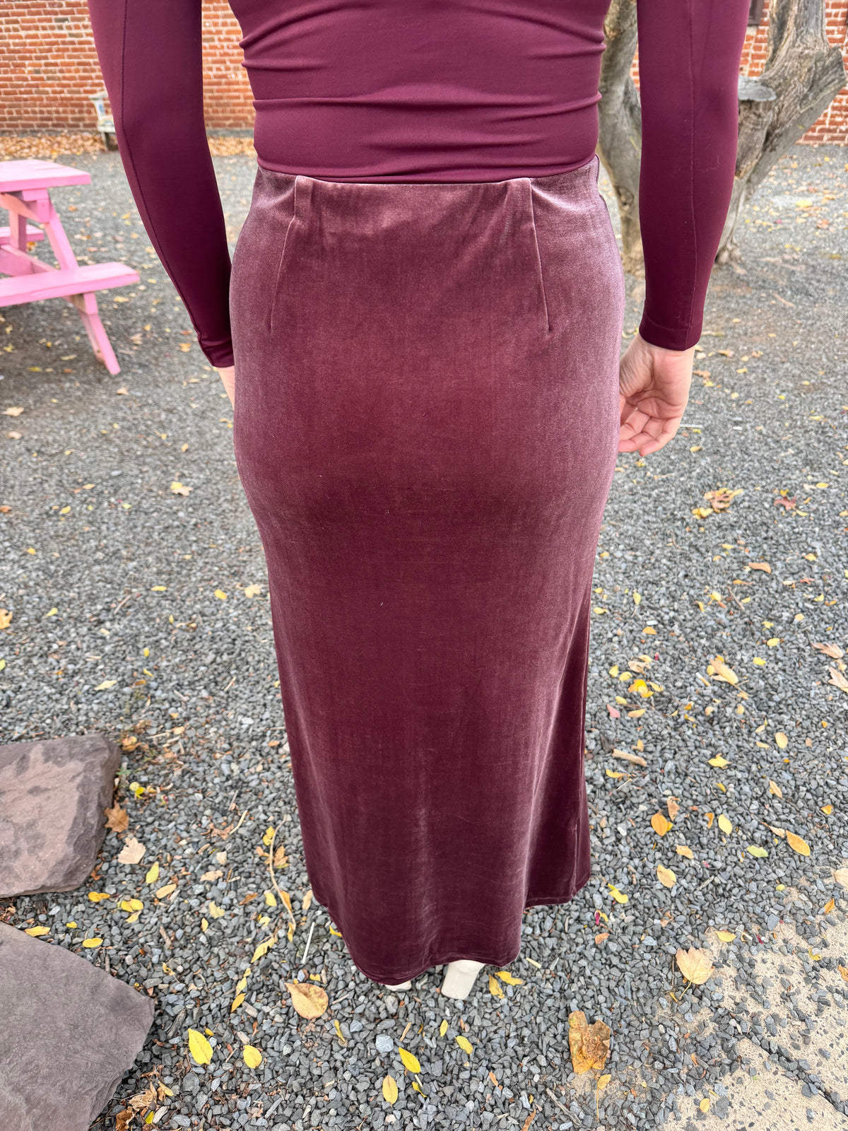 Plum Maxi Skirt