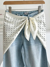 Polka Dot Belt Scarf