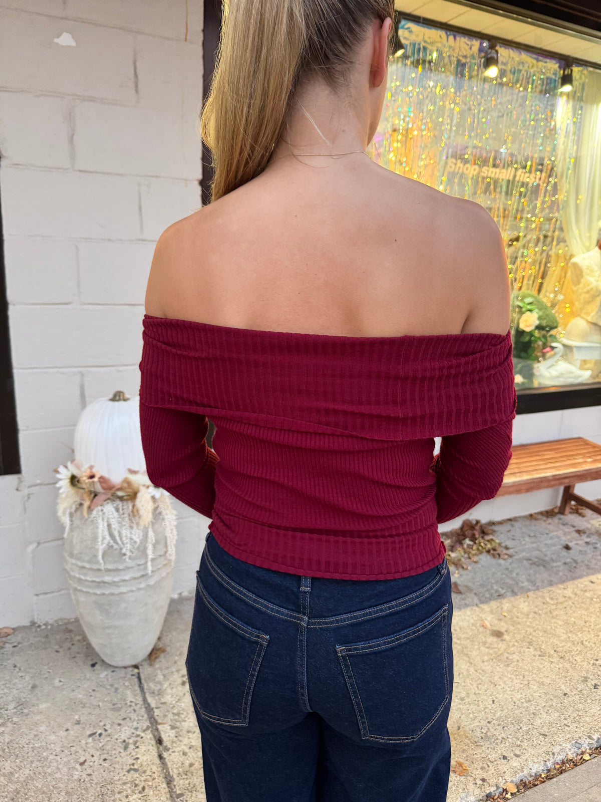 Cherry Wine Sweater