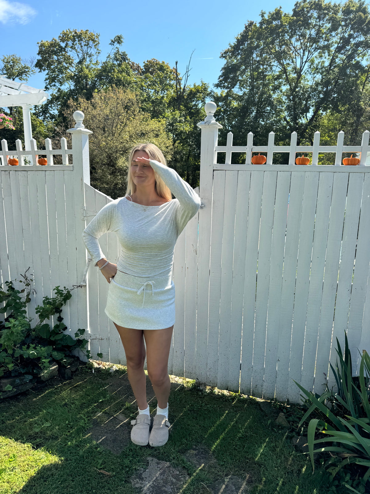 Heather Mini Skirt