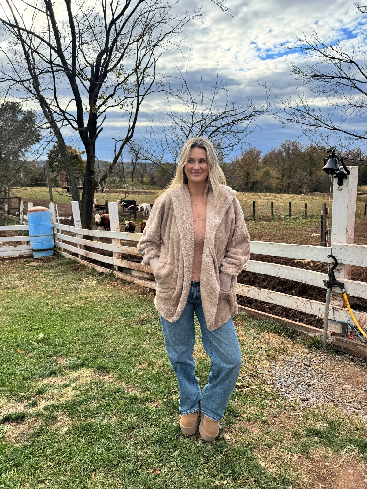 Taupe Bear Coat