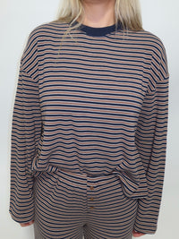 Autumn Striped Top