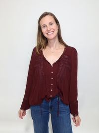 Cranberry Blouse