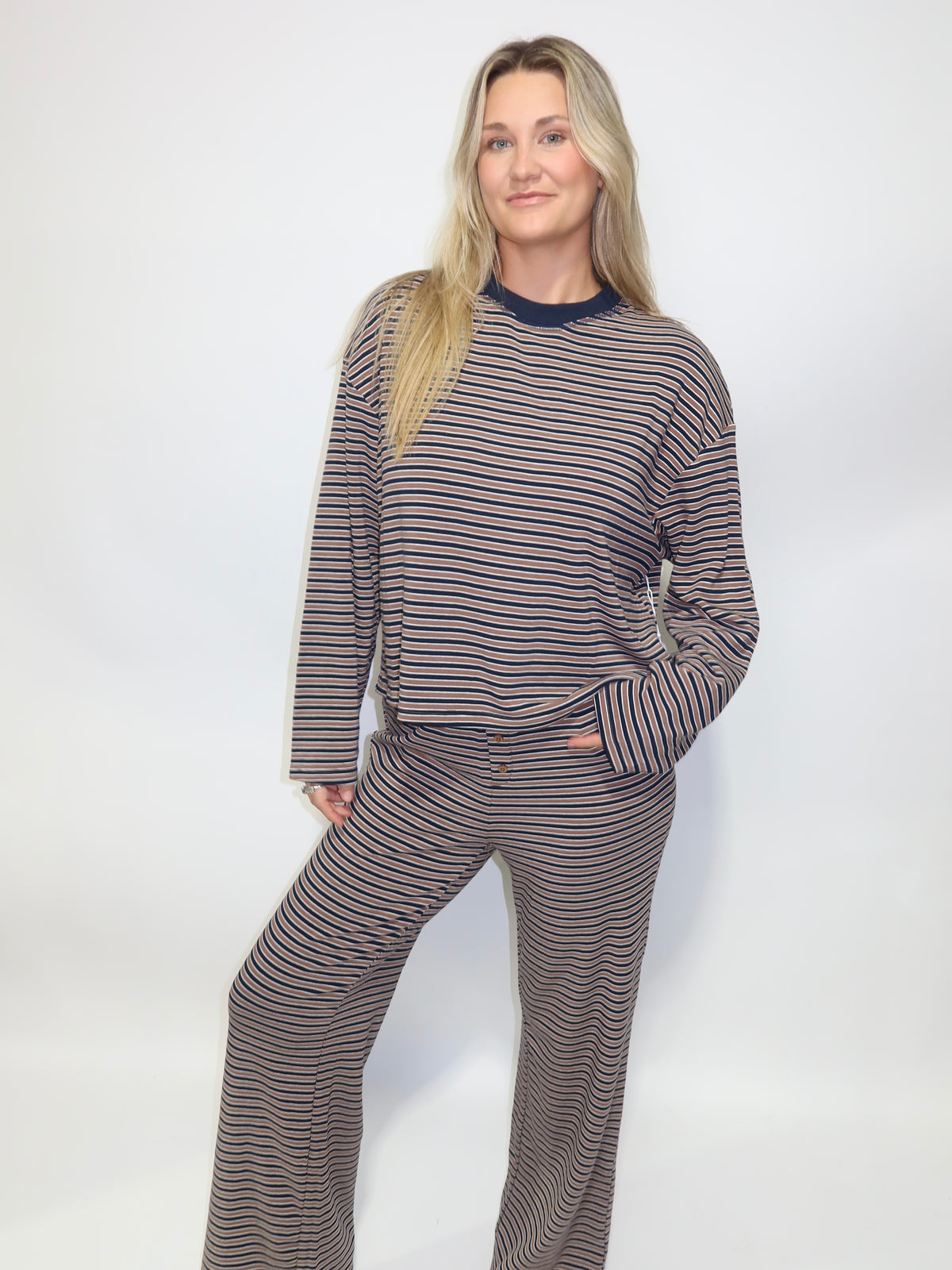 Autumn Striped Top