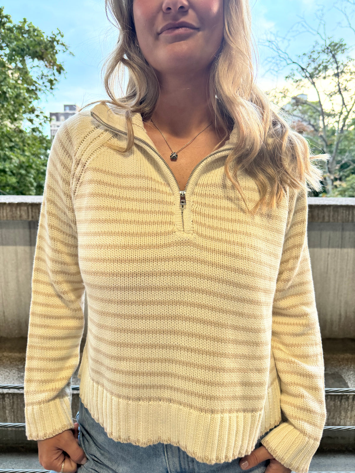 Clarke Quarter Zip Sweater