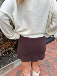 Pecan Micro Skirt