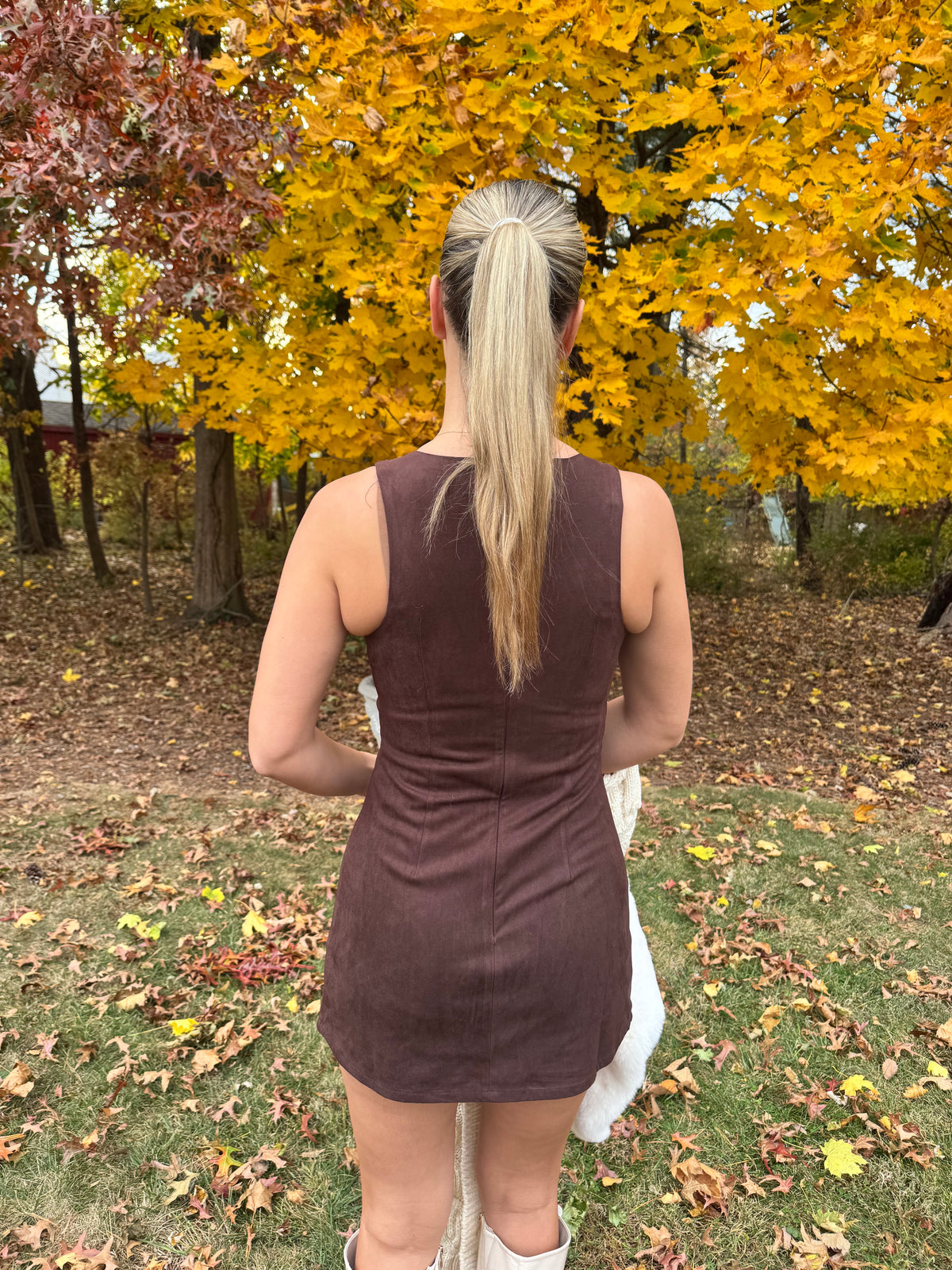 Cinnamon Spice Mini Dress