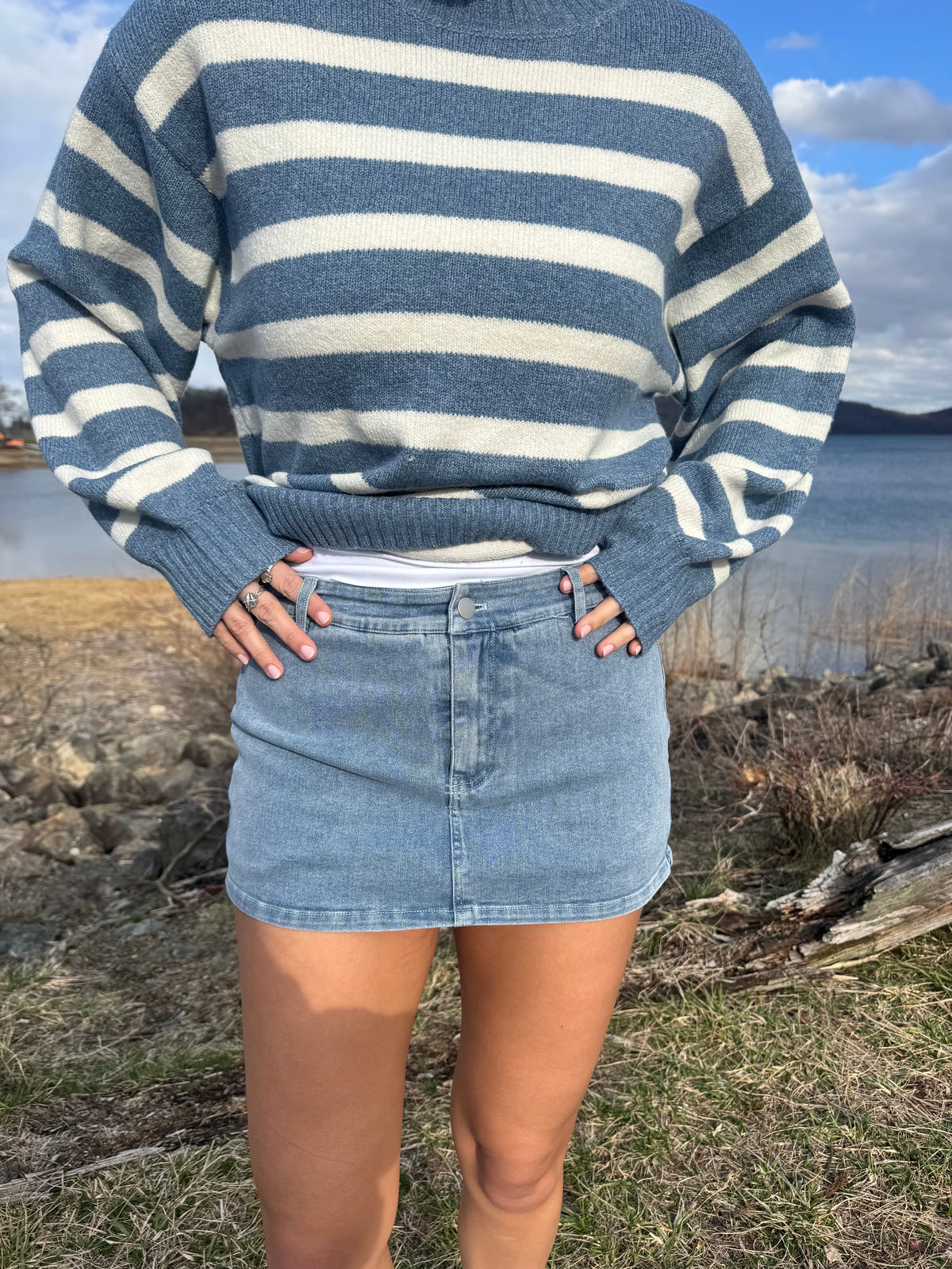 Molly Denim Skort