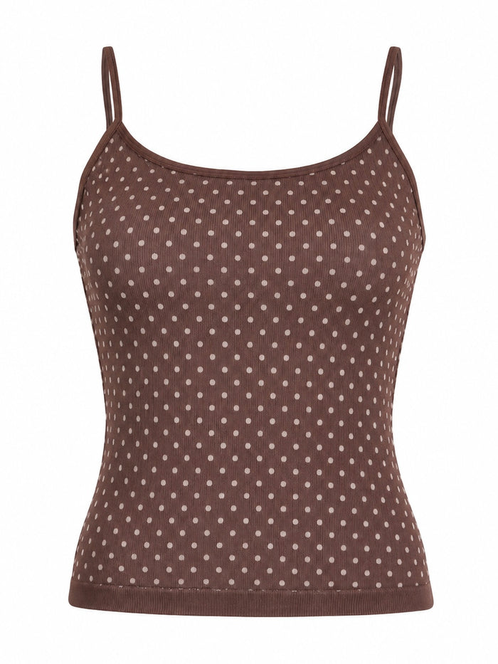 Polka Dot Strap Cami