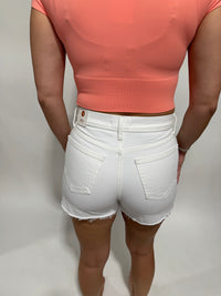 Tucson White Denim Shorts