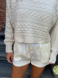 Charlotte Satin Shorts