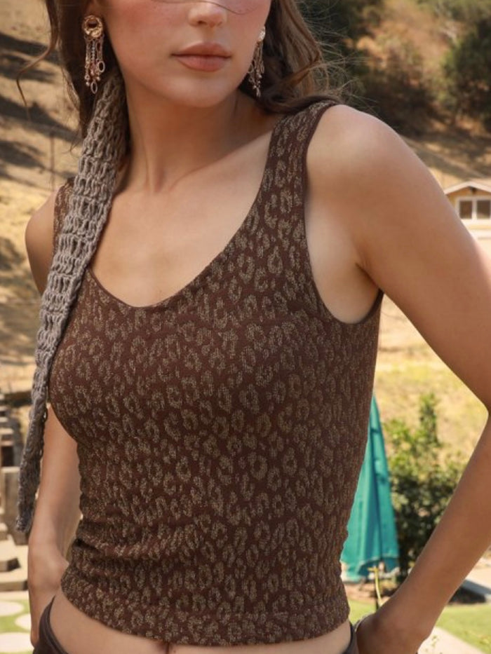 Lurex Leopard Tank