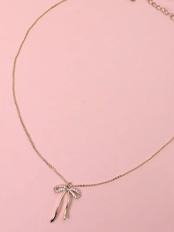 Bow Necklace