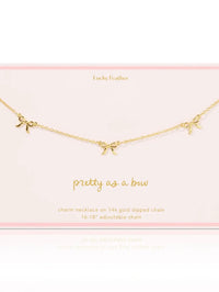 Tiny Bow Necklace