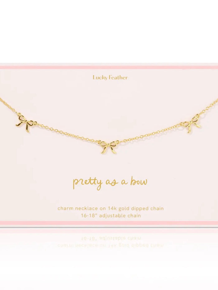 Tiny Bow Necklace