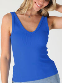 Reversible Ribbed Tank Top