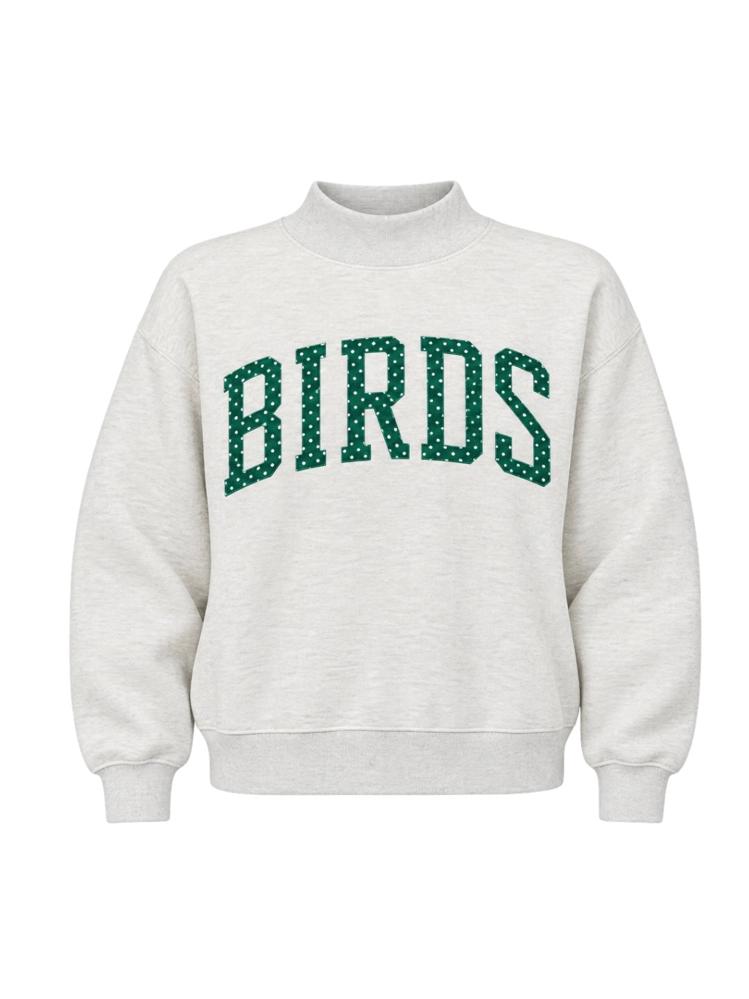Birds Mockneck Sweatshirt