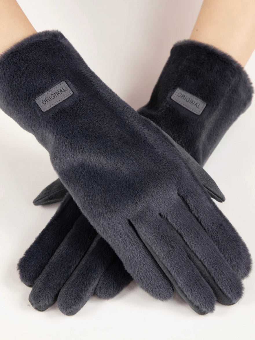 Soft Faux Fur Gloves