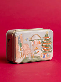 Chestnut Holiday Tin Candle