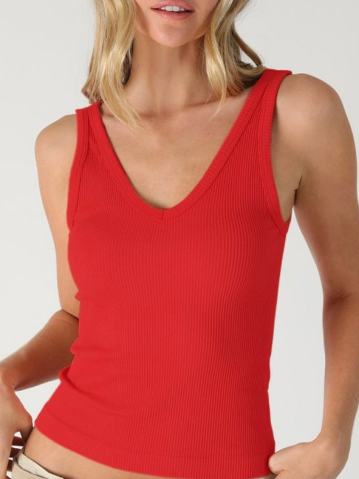 Reversible Ribbed Tank Top