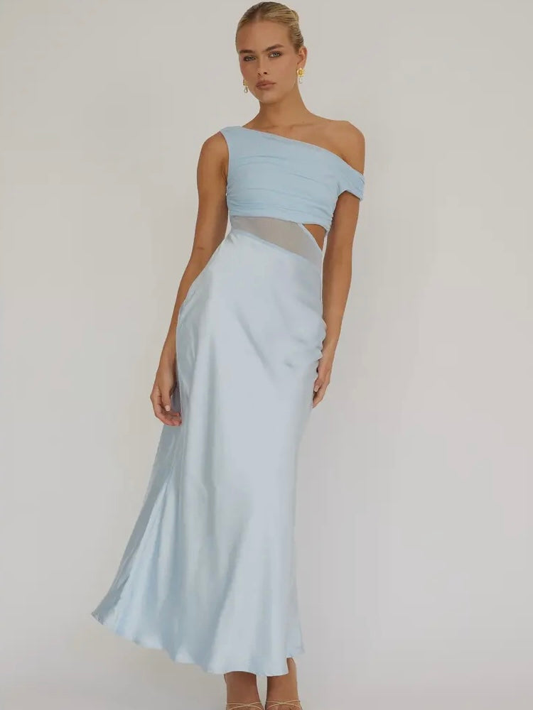 Anastasia One Shoulder Maxi