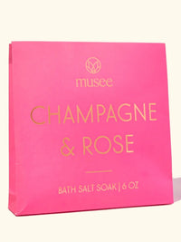 Champagne and Rose Mini Bath Salt Soak