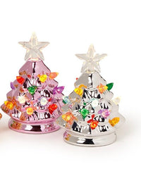 Mini Light Up Christmas Trees