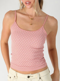 Polka Dot Strap Cami