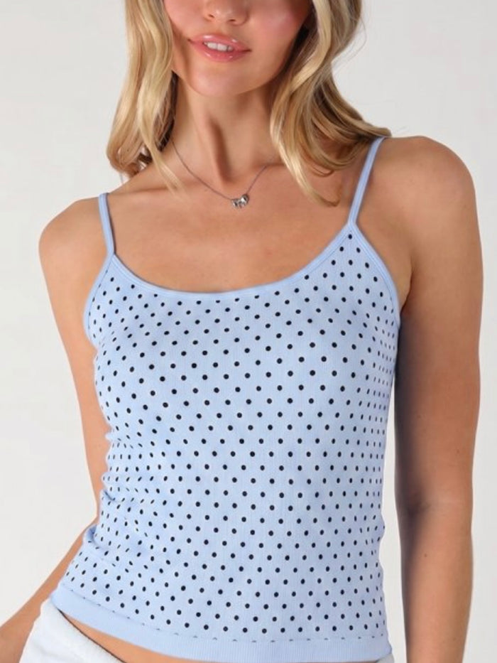 Polka Dot Strap Cami