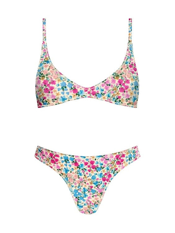 Pink Garden Bikini Bottom