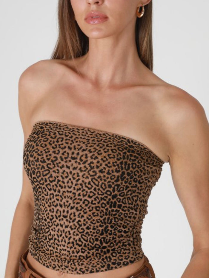 Leopard Tube Top