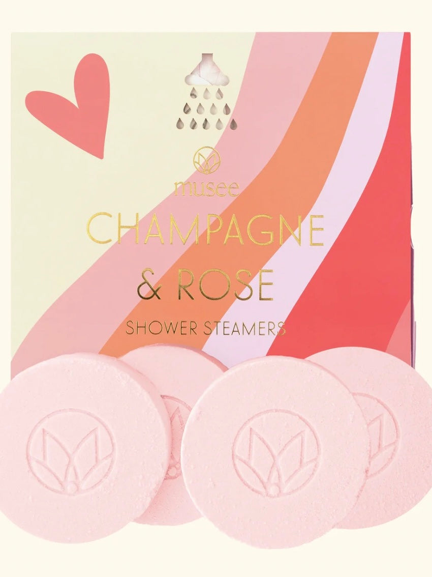 Champagne and Rose Shower Steamers