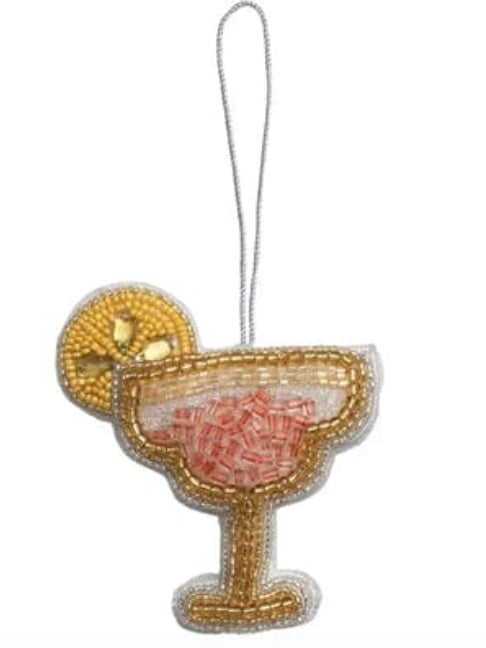 Martini Beaded Ornament