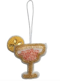 Martini Beaded Ornament