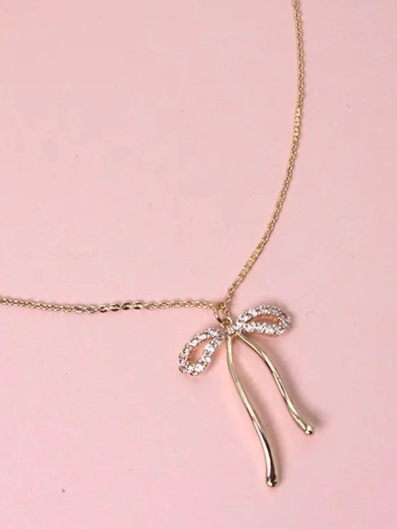 Bow Necklace