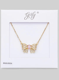 Girly Bow Necklace