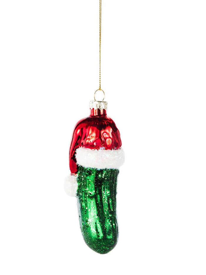 Sparkly Pickle Ornament