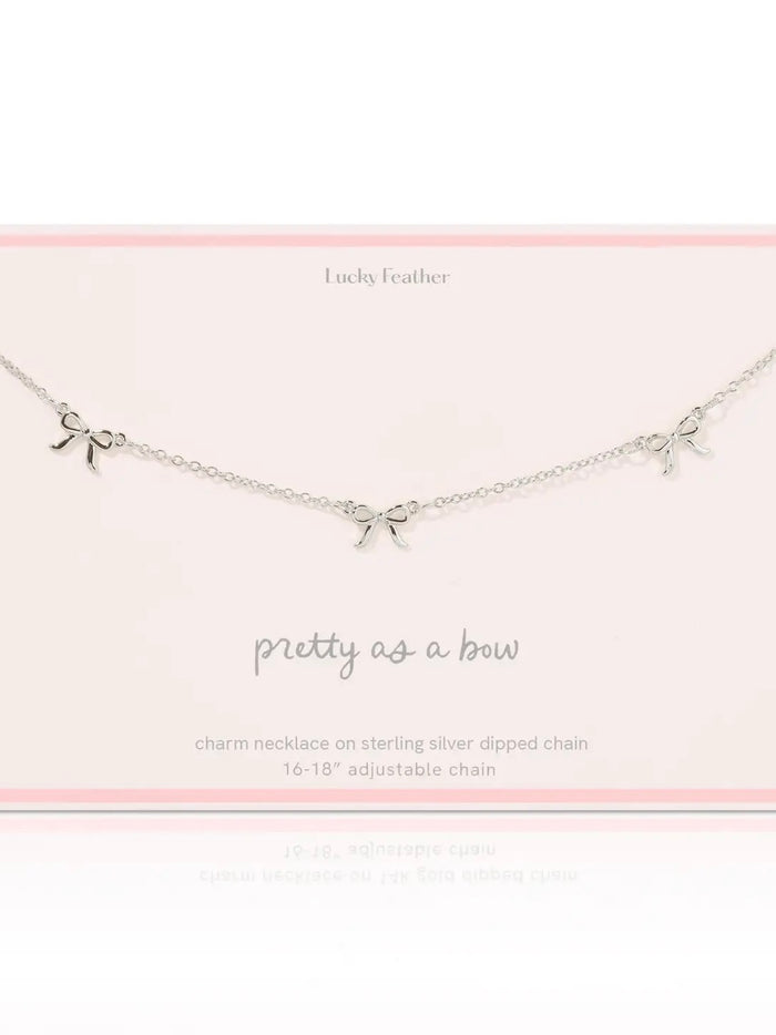 Tiny Bow Necklace